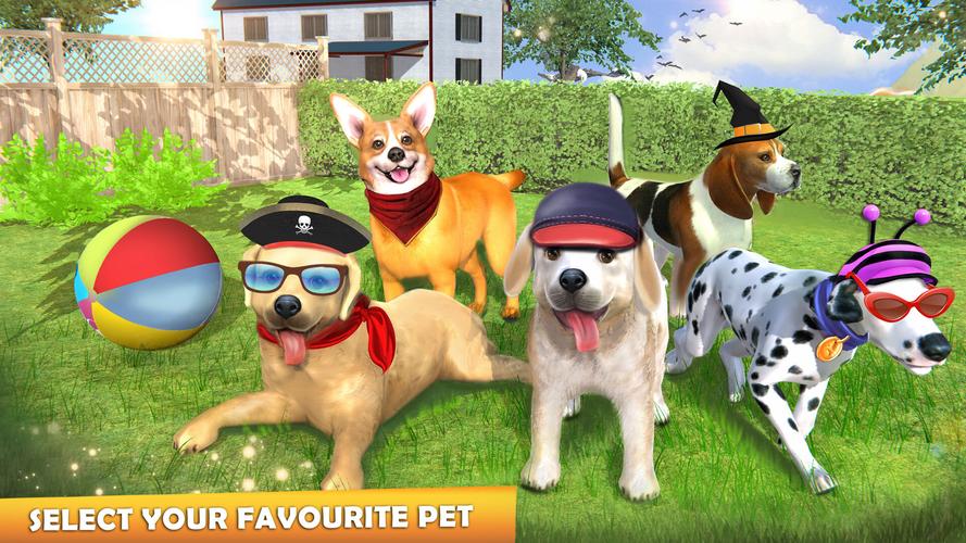 Family Pet Dog Games Скриншот 1