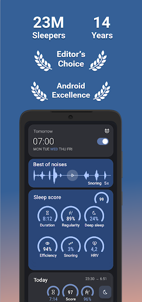 Sleep as Android: Smart alarm Mod Screenshot 1