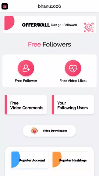 Get fans for tik likes tok - likes & followers Captura de tela 2