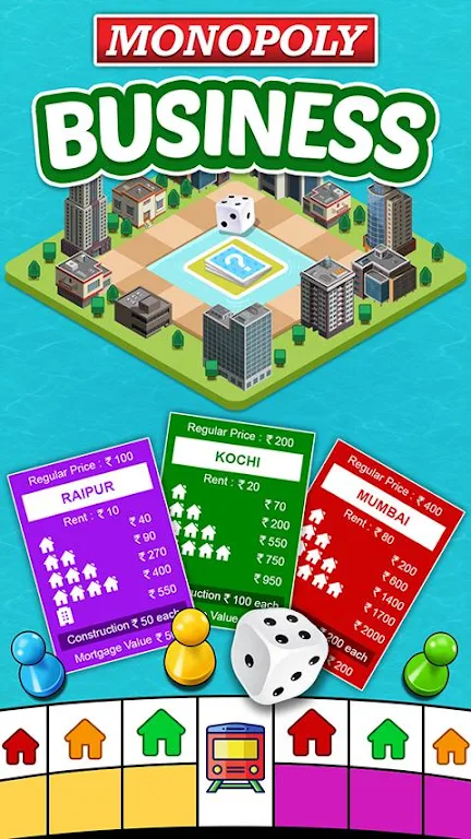Vyapari Game : Business Dice Board Game ဖန်သားပြင်ဓာတ်ပုံ 1