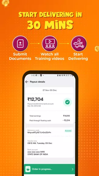 Swiggy Delivery Partner App應用截圖第3張