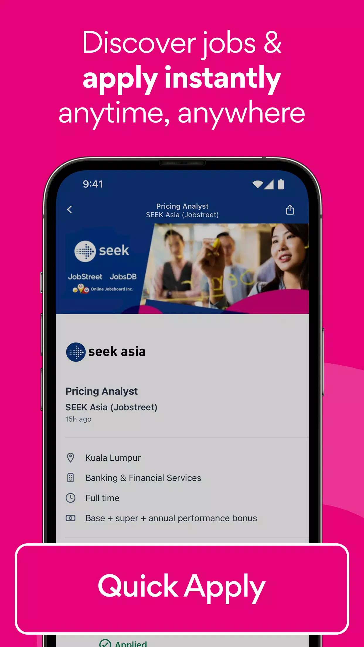 Jobstreet: Job Search & Career स्क्रीनशॉट 2