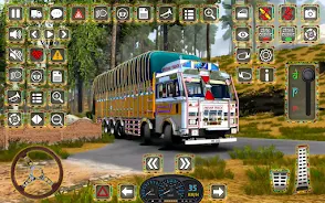 Indian Truck Offroad Cargo 3D Tangkapan skrin 3