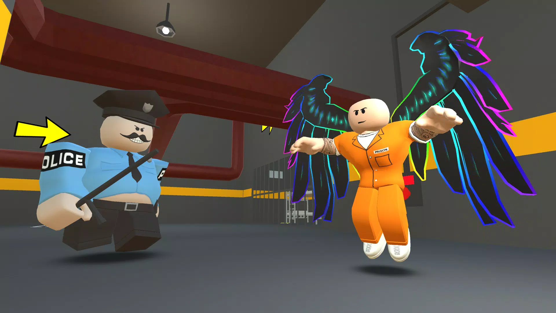 Obby Prison Escape from Barry Ekran Görüntüsü 1