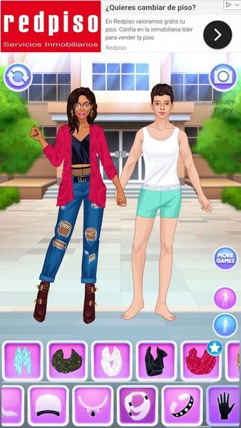 College Girl & Boy Makeover Tangkapan skrin 2