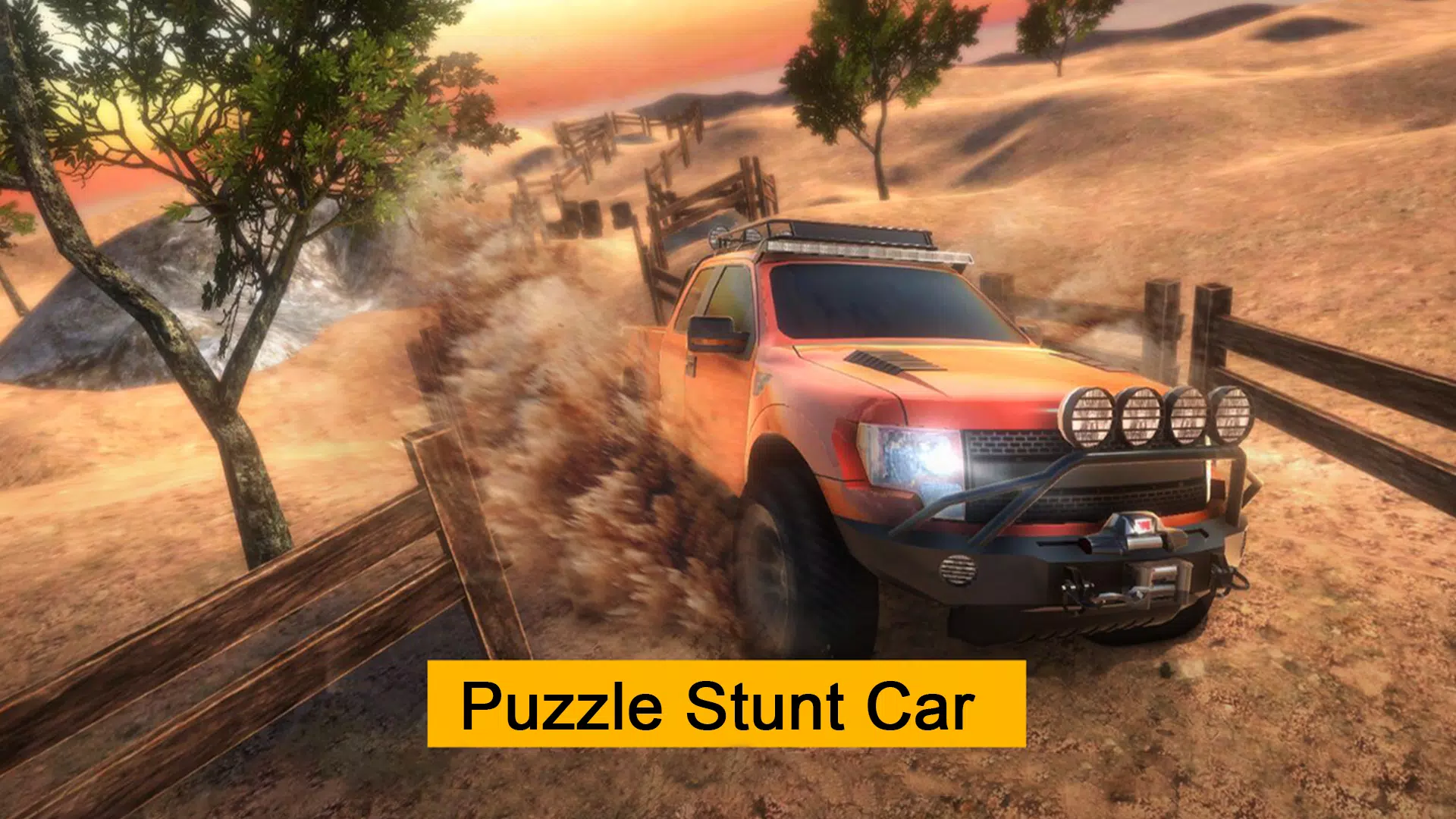 Puzzle Stunt Car Captura de pantalla 1