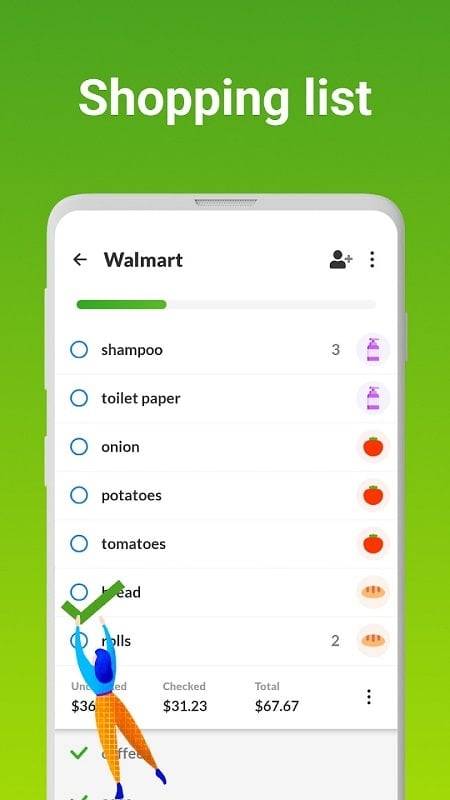 Schermata Shopping List - Listonic 2