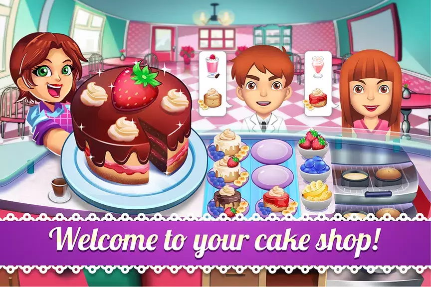 My Cake Shop: Candy Store Game ภาพหน้าจอ 1