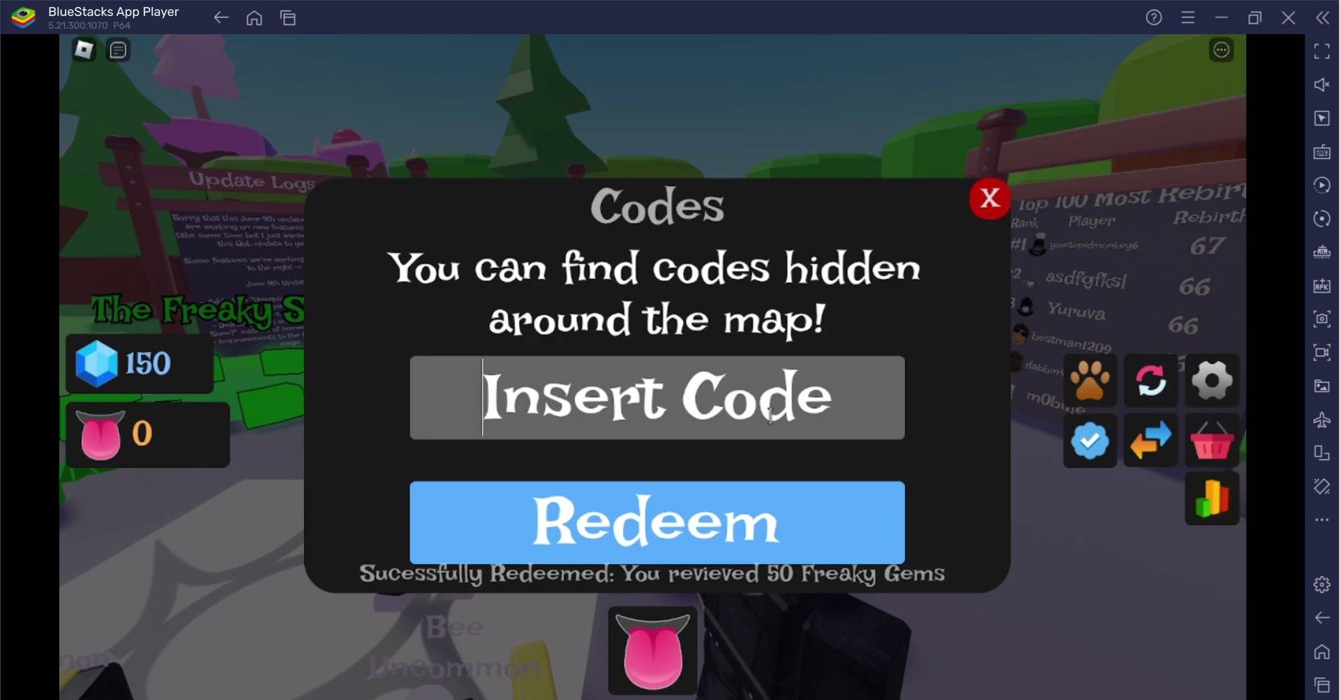 Freaky Simulator Roblox Códigos: todos los códigos de redimir de trabajo enero de 2025