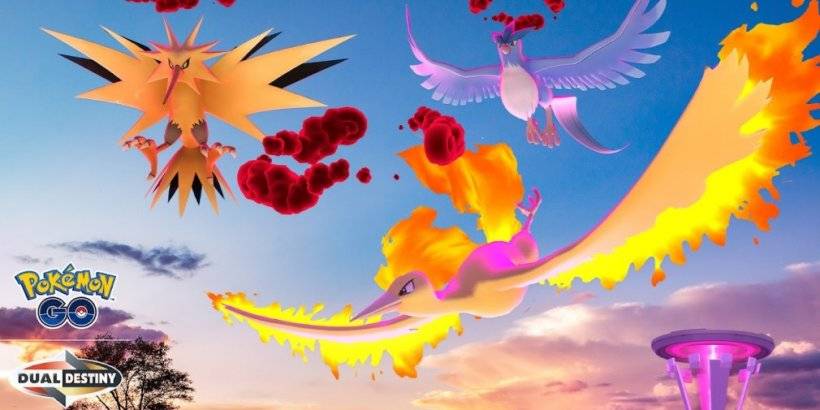 傳奇的鳥三重奏在《神奇寶貝Go》中首次亮相的Dynamax首次亮相