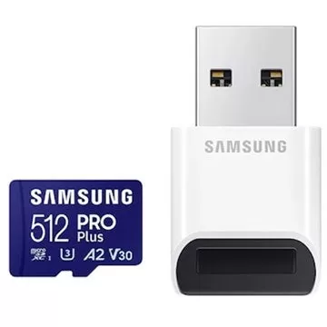 512GB Samsung Pro Plus Micro SDXC với bộ chuyển đổi USB ngay $ 29,99