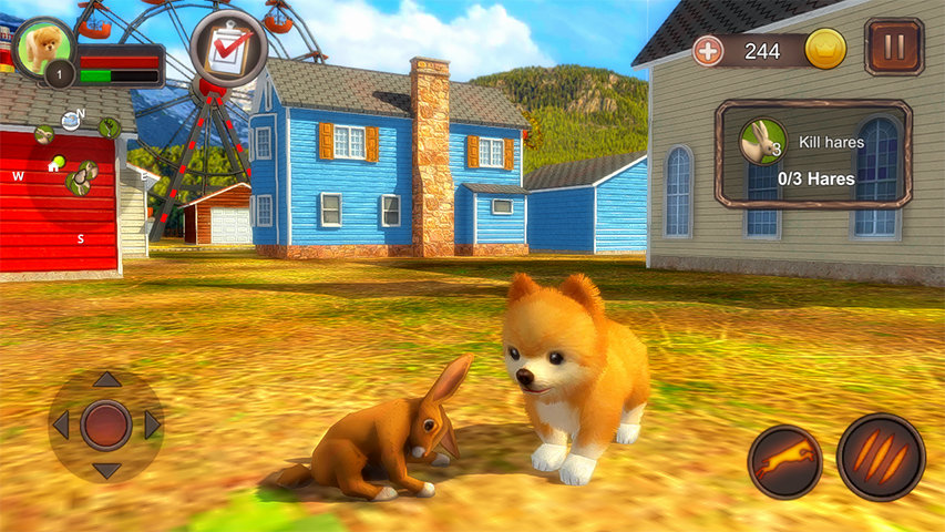 Pomeranian Dog Simulator Captura de pantalla 3