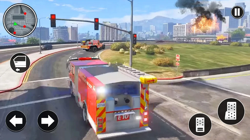 City Emergency Driving Games ဖန်သားပြင်ဓာတ်ပုံ 2