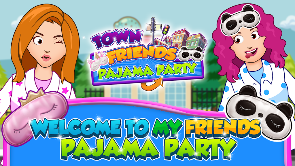 My Home City Pajama Party スクリーンショット 1