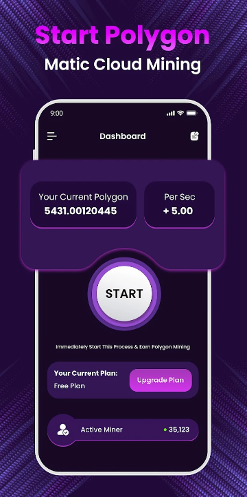 Polygon Mining Matic Miner Screenshot 4
