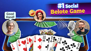 VIP Belote - Belote Online स्क्रीनशॉट 2