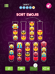 Emoji Sort: Sorting Games ဖန်သားပြင်ဓာတ်ပုံ 1