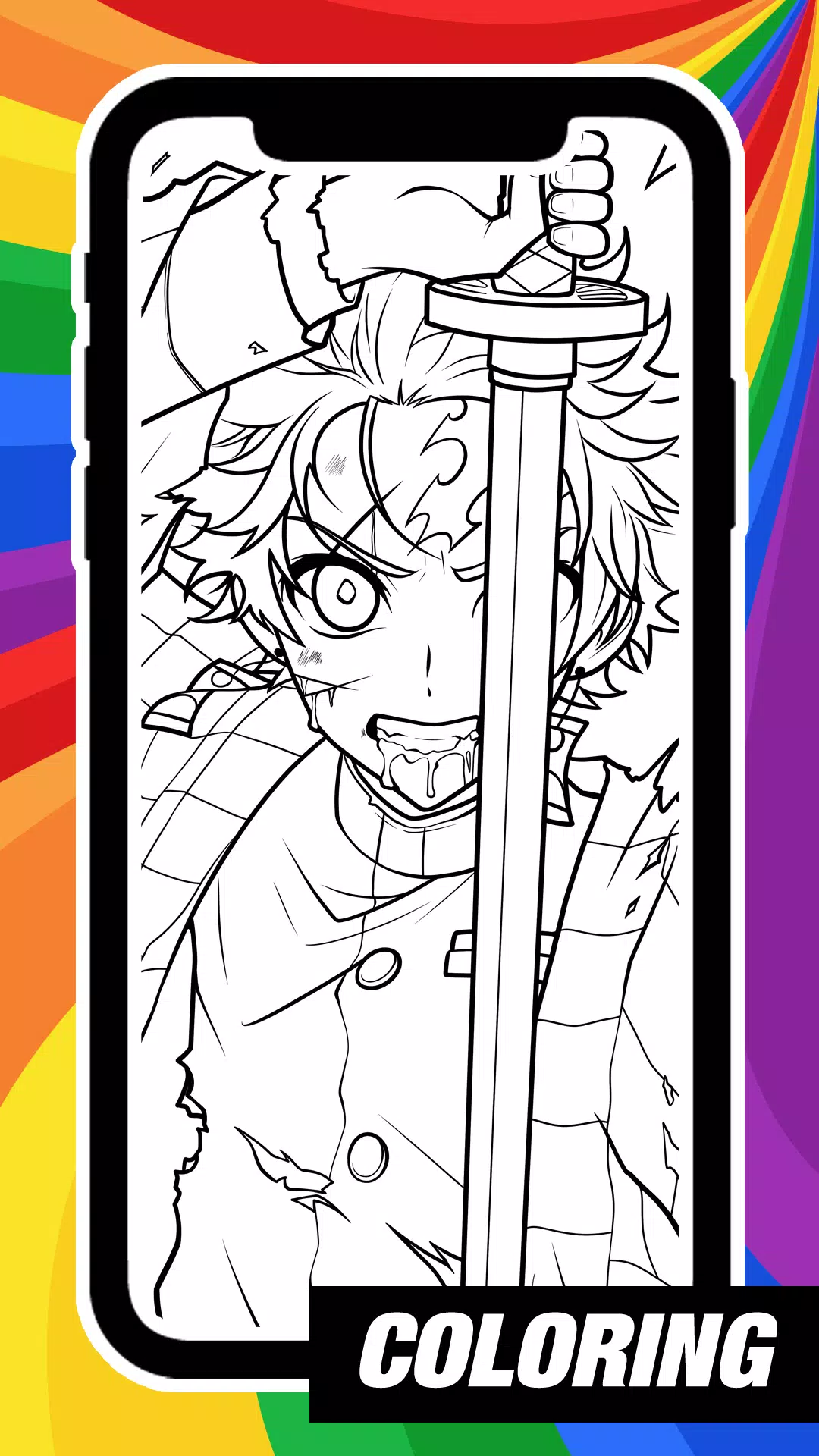 AR Draw Coloring Demon Slayer應用截圖第2張