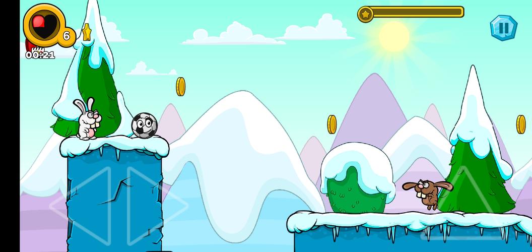 Runner ball 3: winter game 스크린샷 2