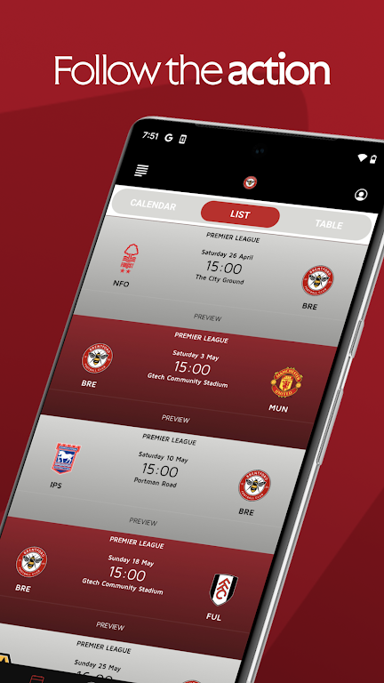 Brentford FC Official应用截图第2张