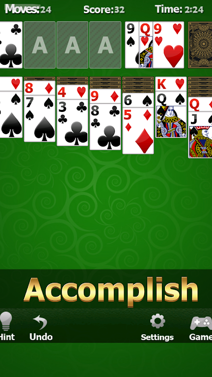 Solitaire Free Cell Скриншот 2