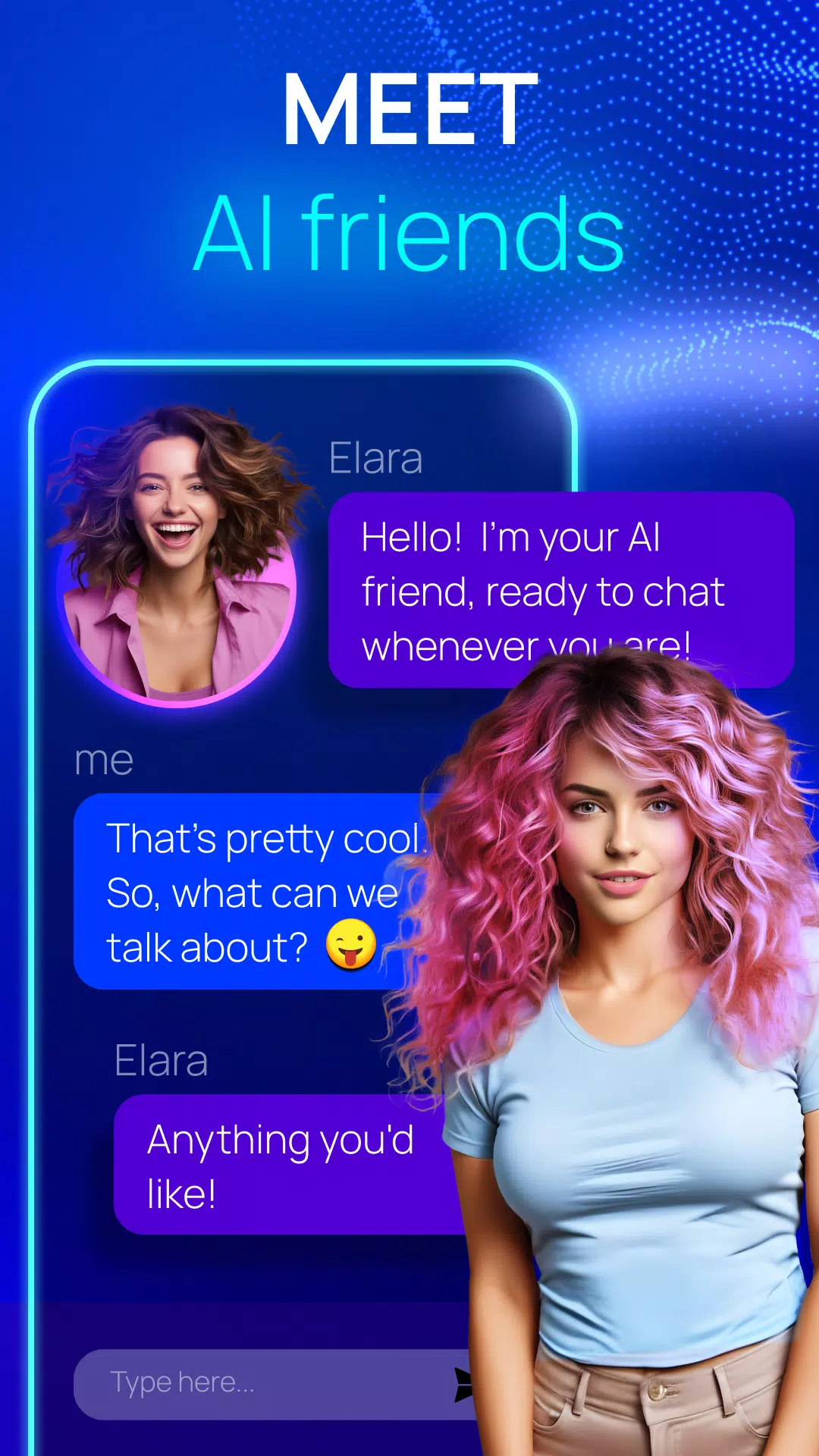 SoulPartner: Chat AI Friend Captura de tela 1