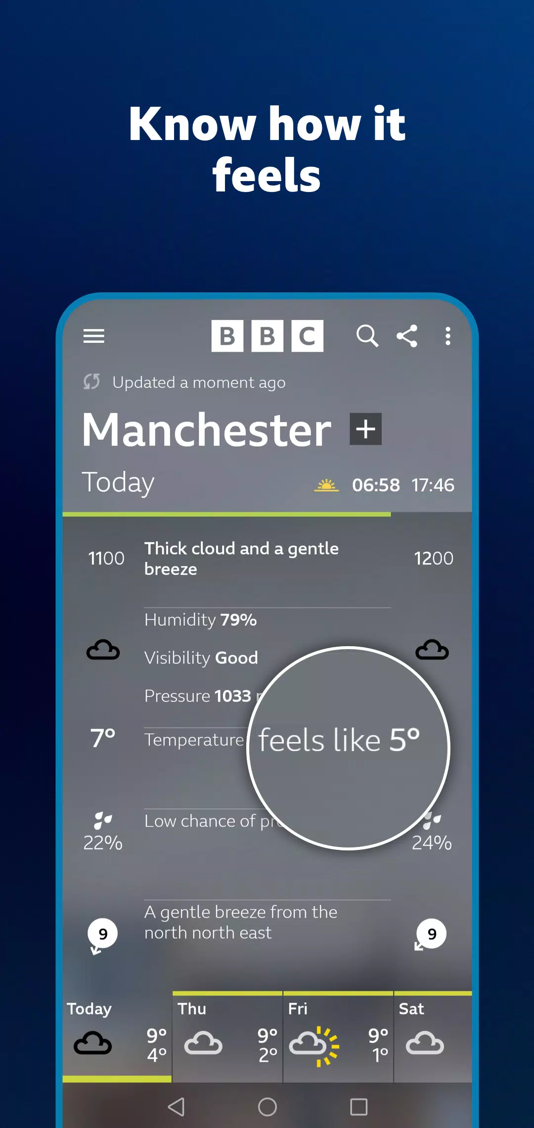BBC Weather应用截图第4张