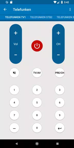 Telefunken TV Remote Tangkapan skrin 4