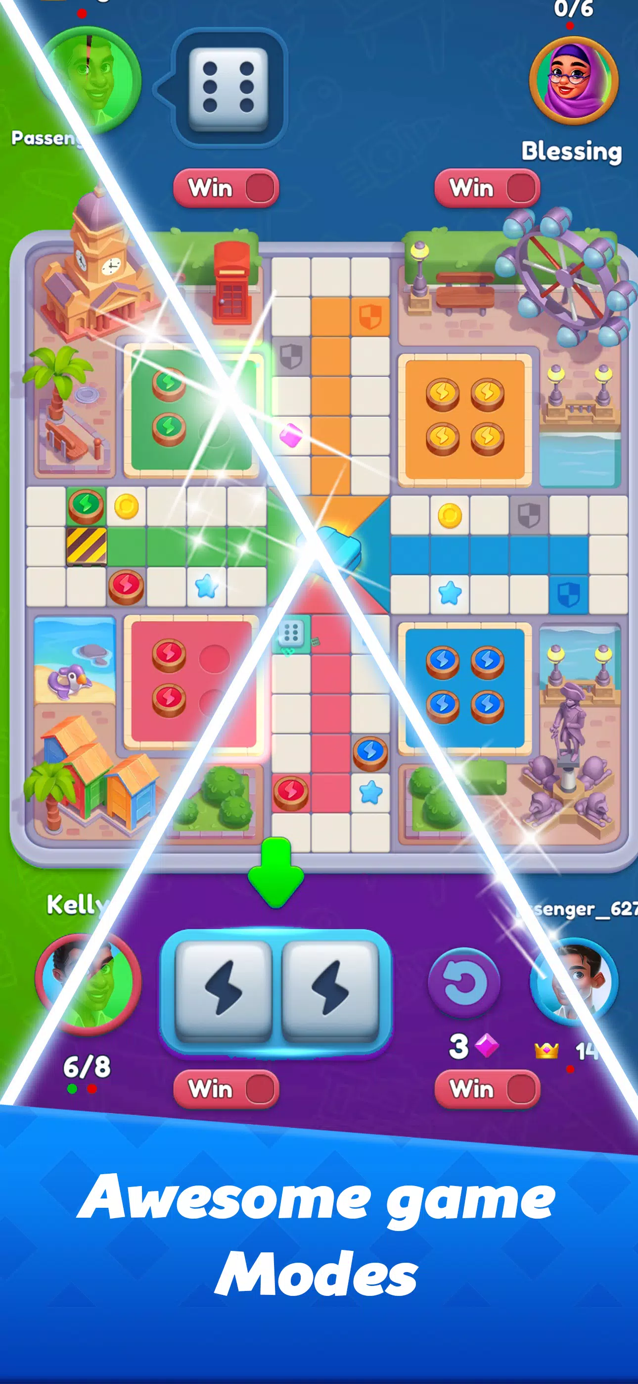 Ludo Blitz Schermafbeelding 3