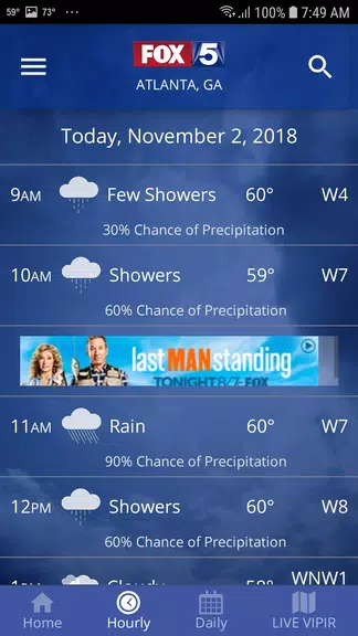 FOX 5 Storm Team Weather Radar Schermafbeelding 4