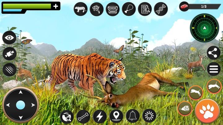 Tiger Simulator Animal Game 3D ภาพหน้าจอ 4