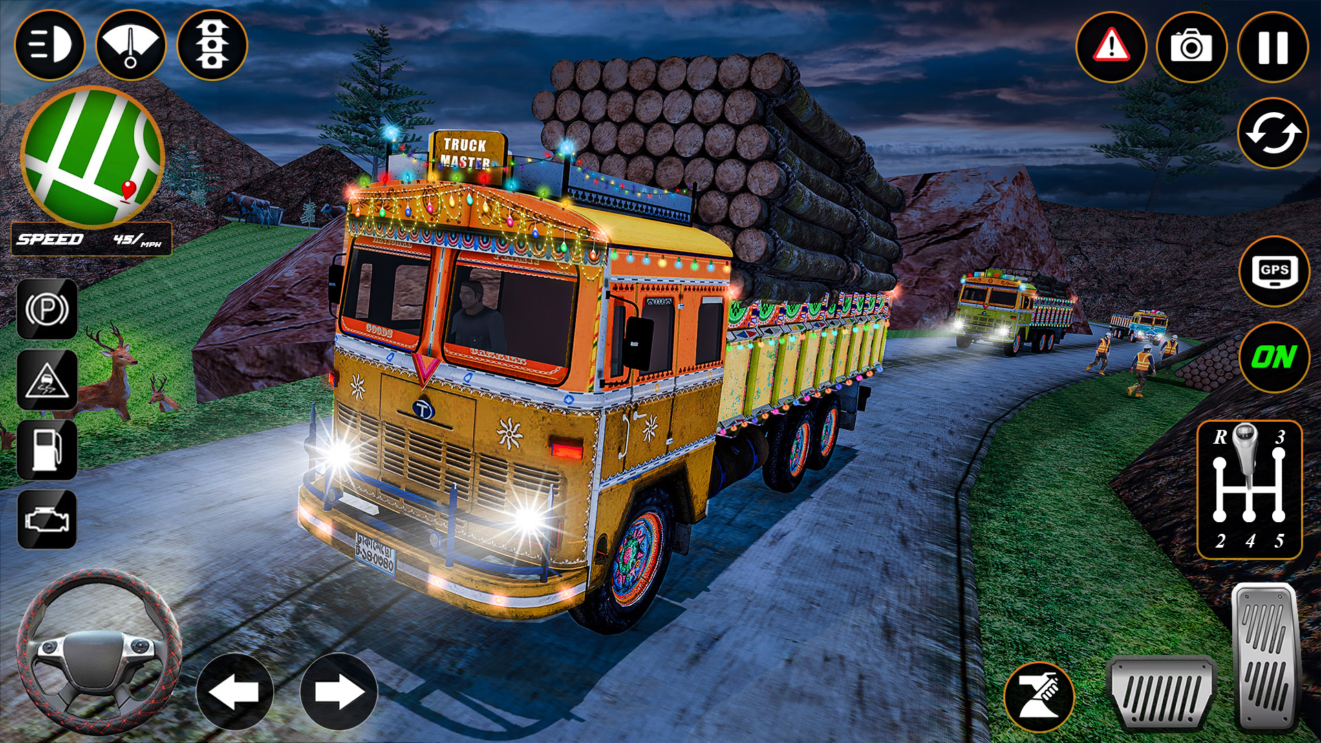 Crazy Truck Driving:Truck Game Zrzut ekranu 1