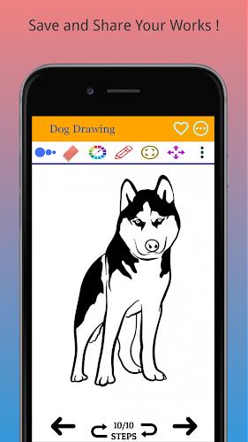 How to Draw Dog Step by Step Скриншот 3