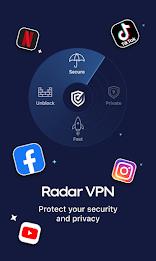 Radar VPN - Fast VPN Proxy Pro Captura de tela 1