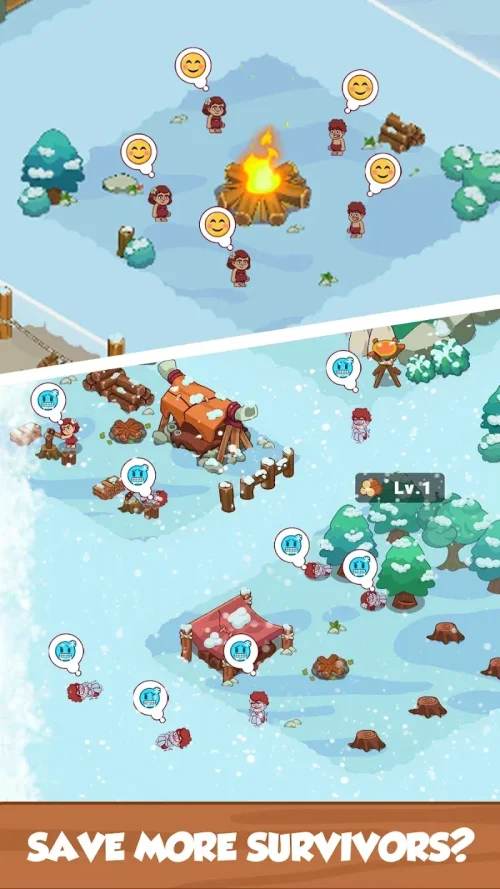 Icy Village: Tycoon Survival Tangkapan skrin 3