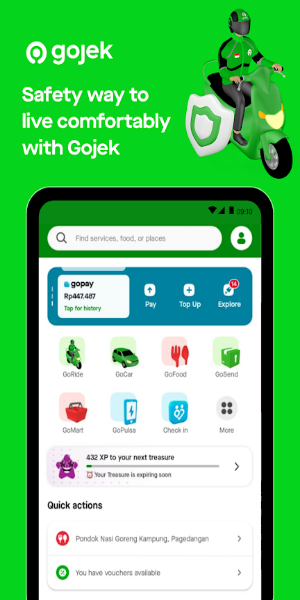 Gojek - Transportasi & Makanan Captura de pantalla 2