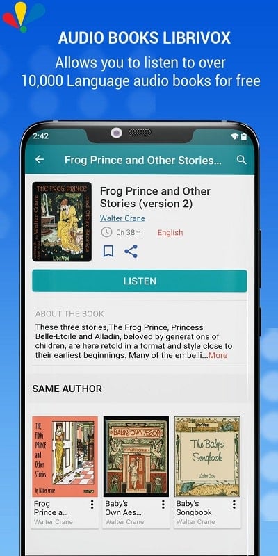 LibriVox AudioBooks Ekran Görüntüsü 1