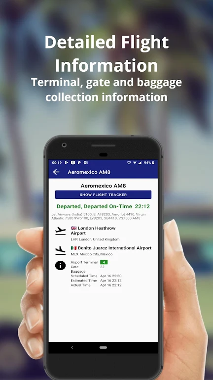Detroit Metro Airport Flights スクリーンショット 3