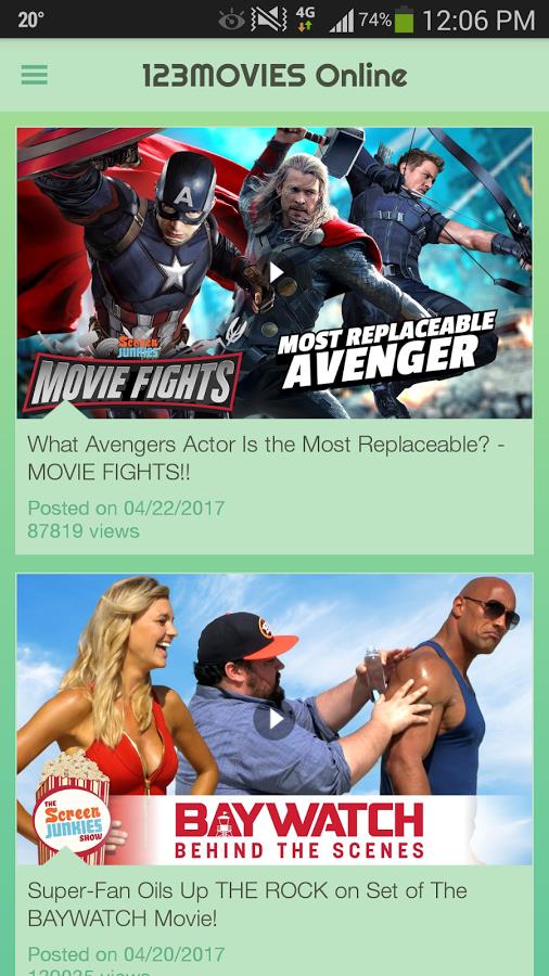 Movies123 online Captura de tela 1