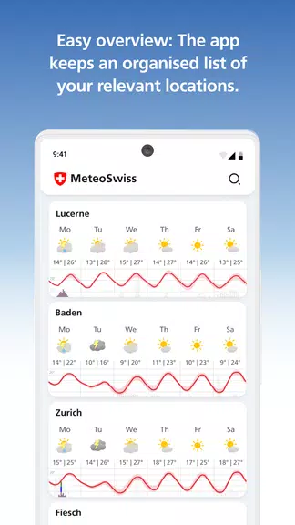 MeteoSwiss Screenshot 4