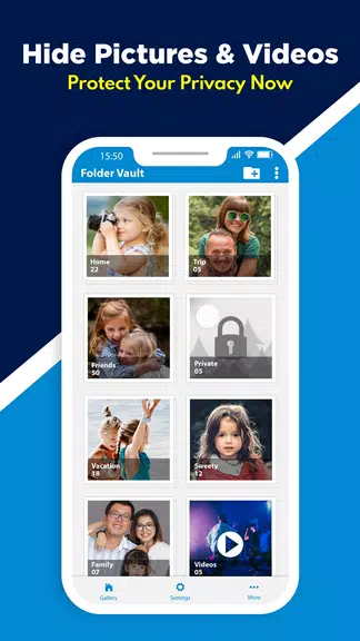 Folder, File & Gallery Locker Captura de pantalla 2