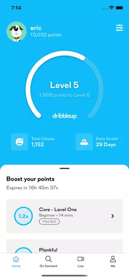 DribbleUp - Sports & Fitness Captura de tela 3