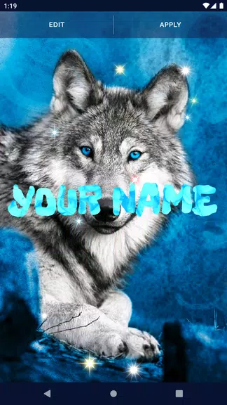 Night Wolf Live Wallpaper應用截圖第2張
