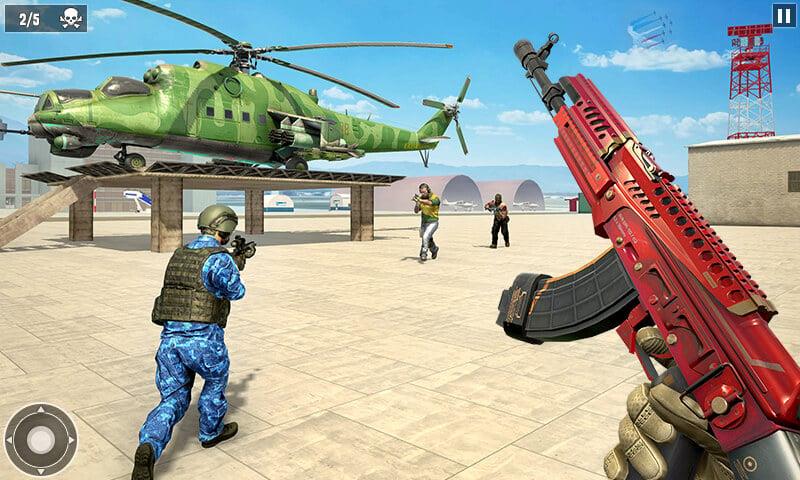 Anti-Terrorist Shooting Game स्क्रीनशॉट 2