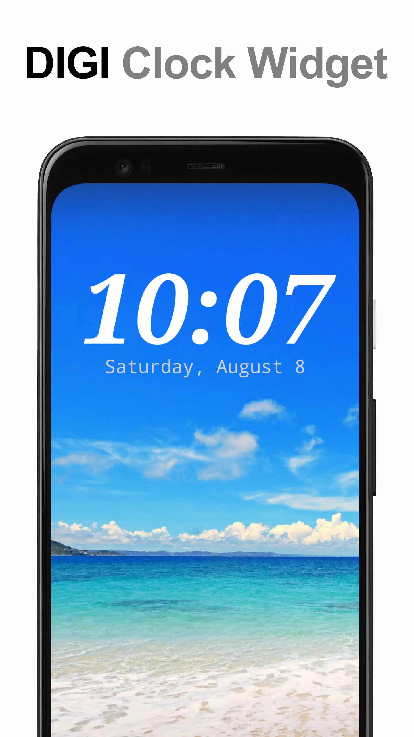 DIGI Clock Widget Screenshot 1