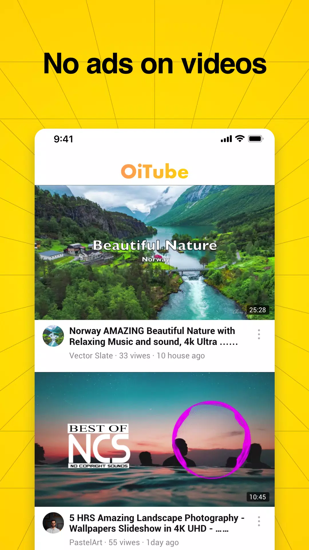 OiTube 스크린샷 1