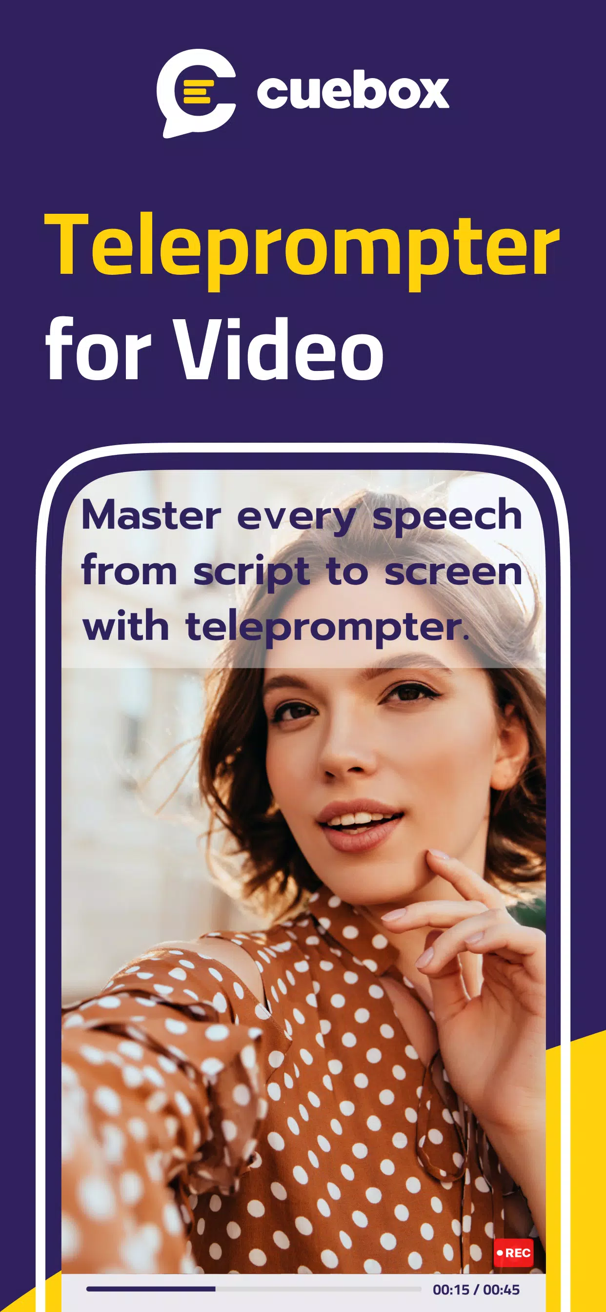 Teleprompter for Video: CUEBOX Screenshot 1