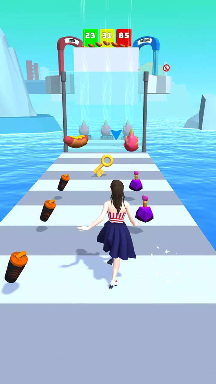 Girl Runner 3D ဖန်သားပြင်ဓာတ်ပုံ 1