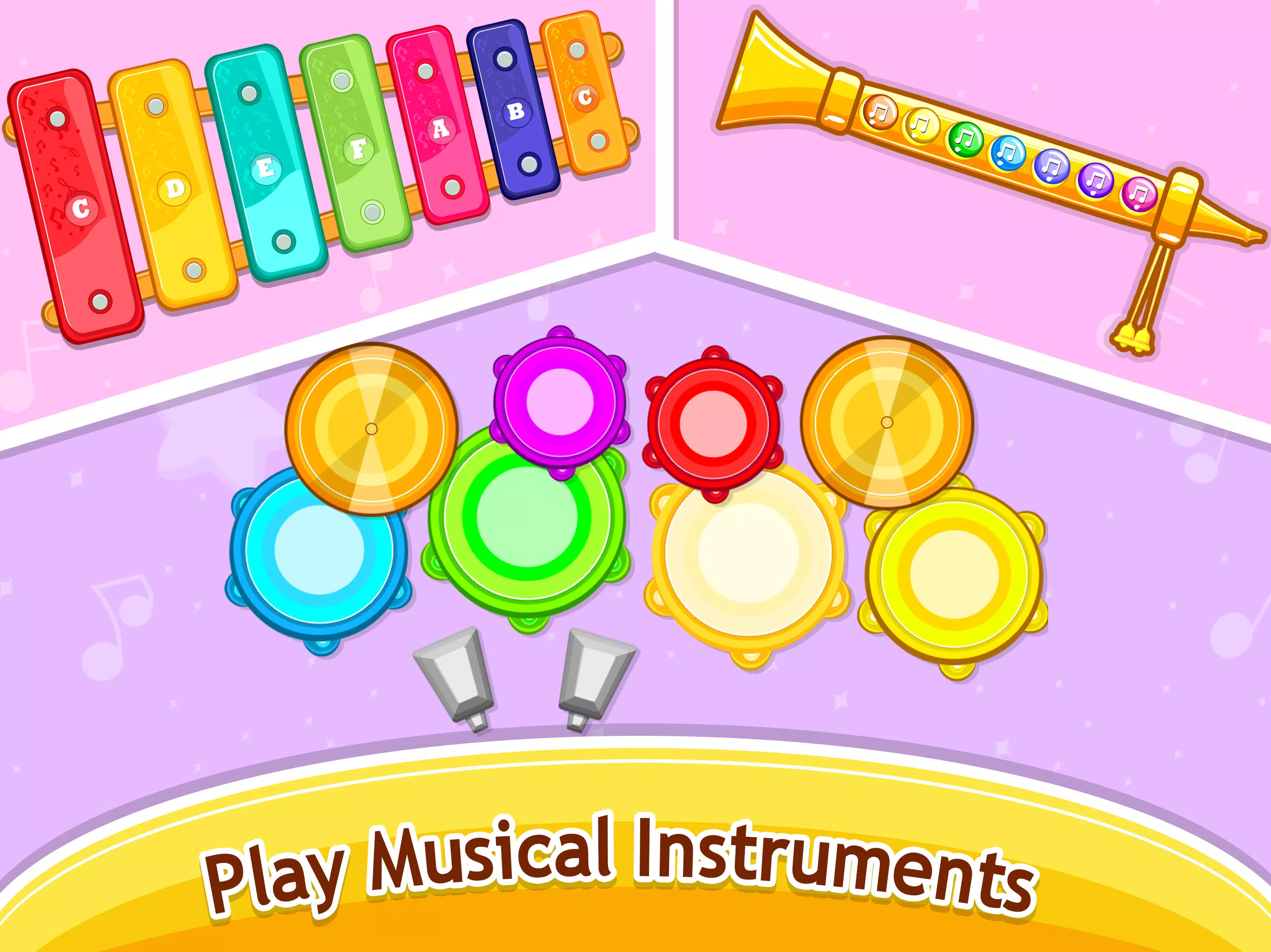 Schermata Kids Music piano - games 2