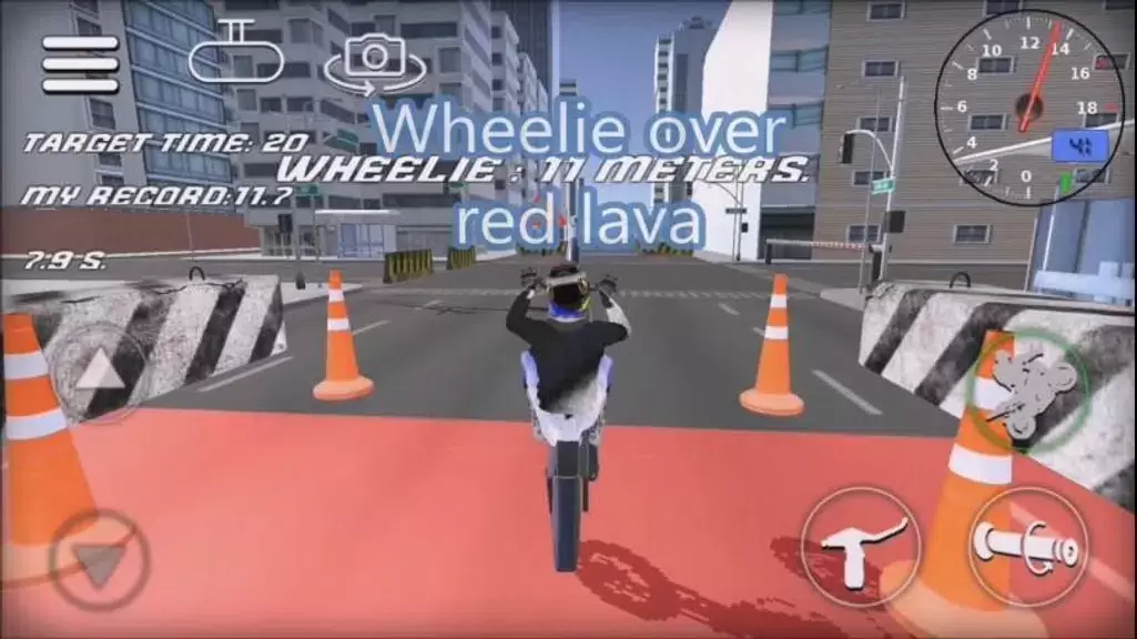 Wheelie Bike 3D game Schermafbeelding 4